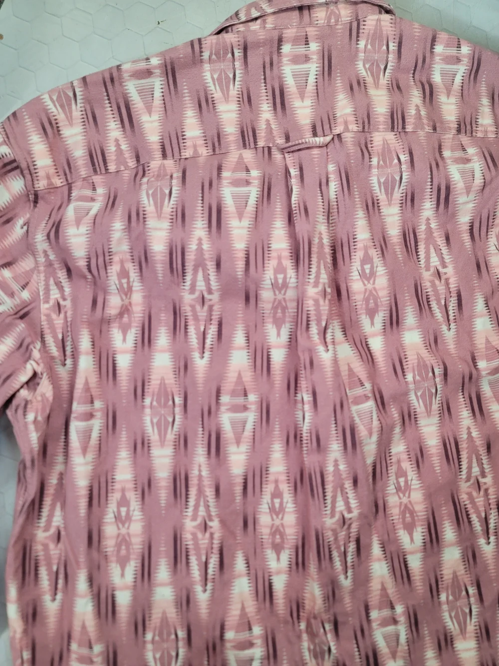 Cabela's Women Large Pink‎ Southwestern Button Up Flannel Shirt Cowgirl Rodeo